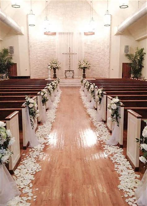 34 Breathtaking Church Wedding Decorations - Mrs to Be