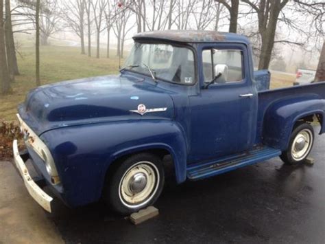 Find Used Original 56 Ford F100 Shortbed Pickup Truck In Hummelstown