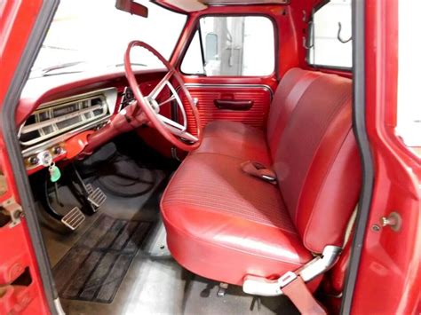 1969 Ford F100 Pickup Red Rwd Manual Regular Cab Classic Ford F100