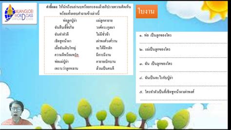 แผนการสอนภาษาไทย ป๒ ชั่วโมงที่ ๒๔ สังเคราะห์เนื้อหาที่เกี่ยวข้อง