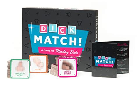 Dick Match Adults Only Memory Matching Game Party Game From The Creators Of Drunk Stoned Or