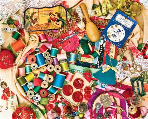 Save on toys & more. Sew Sweet - 1000pc Jigsaw Puzzle by Springbok (discon ...