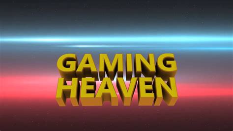 Motion Graphics Gaming Heaven Intro Youtube
