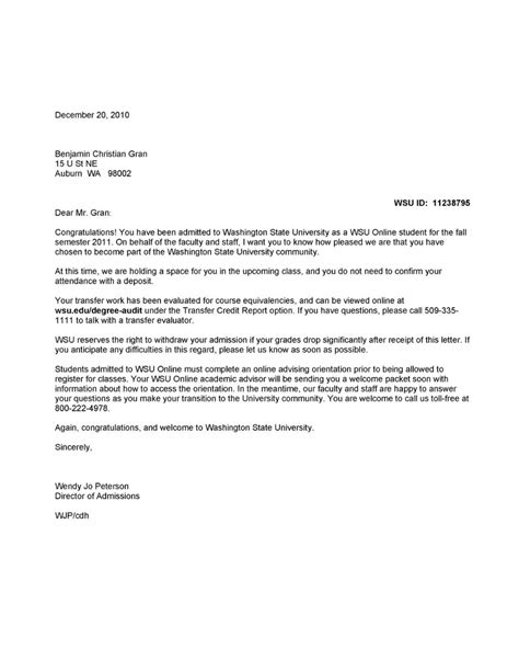 Parts of a college admission application letter. Admission Acceptance Letter Students Will Apply For ...