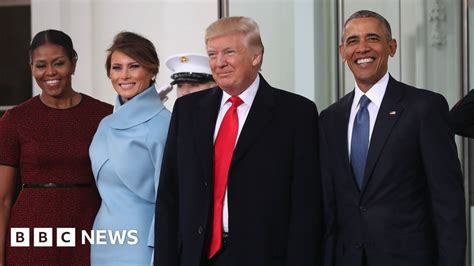trump inauguration day in pictures bbc news