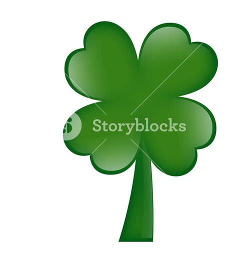 Shamrock Green Leaf Icon Royalty Free Stock Image Storyblocks