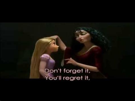 It is sung by mother gothel as she convinces rapunzel to trust her judgement and never try to leave her. Tangled / Rapunzel - Mother Knows Best - Official Disney ...
