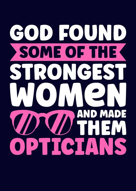 Funny Optician Sayings Poster By Mzumo Displate