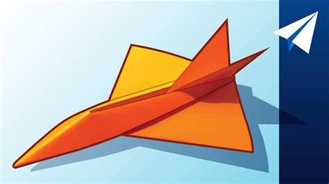 Flies Over 100 Feet — How To Make A Jet Paper Airplane Diamondback