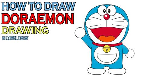 How To Draw Doraemon Drawing Doraemon Cartoon Made By Corel Drew