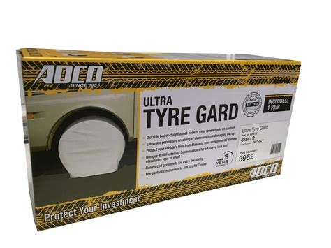 Adco Ultra Tyre Guard White Caravan Parts