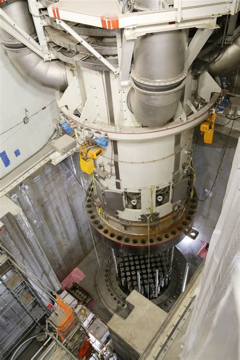 Integrated Head Package for Vogtle Unit 3 Placed Atop Reacto