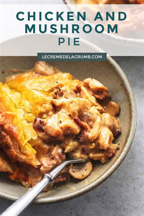 Mushrooms, sliced almonds, onion, pork sausage patties, chicken noodle soup mix and 4 more. Chicken And Mushroom Pie in 2020 | Chicken and mushroom ...