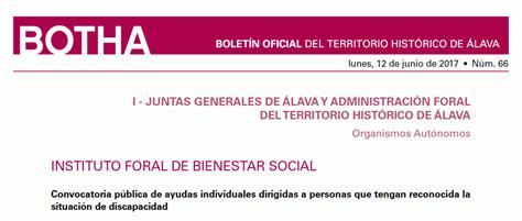 Se Abre La Convocatoria De Ayudas Individuales A Personas Con