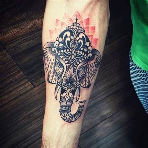 Ganesh Elephant God Tattoo ในปี 2020 รอยสัก