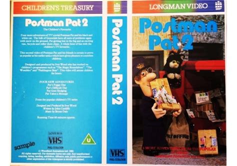 Postman Pat 2 1982 On Longman Video United Kingdom Betamax Vhs