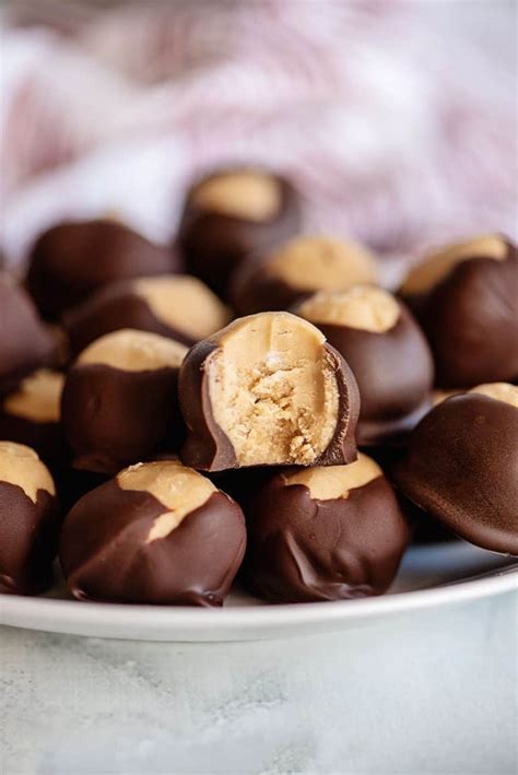 Chocolate Peanut Butter Balls No Baking Necessary Southern Plate