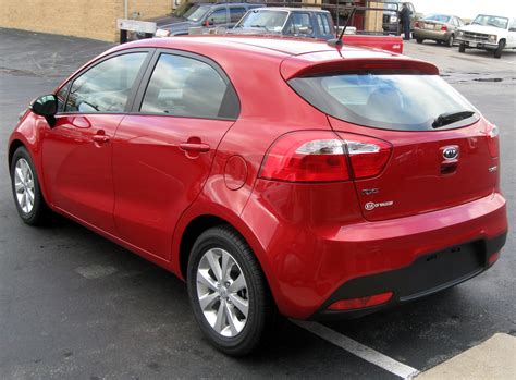 The kia rio is a subcompact car produced by the south korean manufacturer kia since november 1999 and now in its fourth generation. File:2012 Kia Rio EX hatchback -- 12-23-2011.jpg