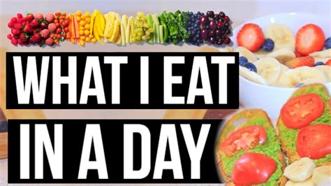 What I Eat In A Day As A Vegan Vegan Recipes Youtube