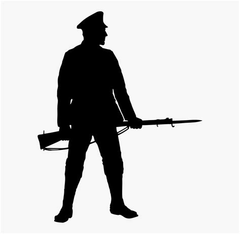 Posters From World War 1 Png Download Silhouette Soldier Clipart