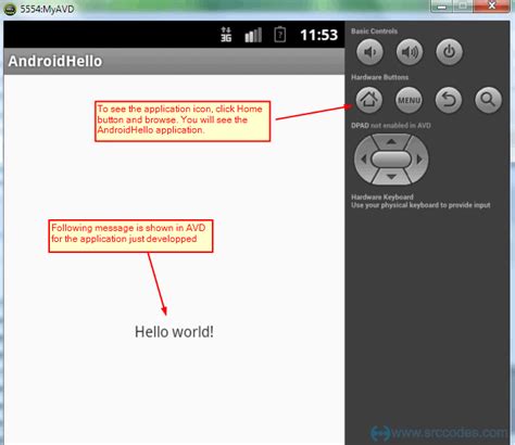 Android Hello World Example Using Eclipse Ide And Android Developer