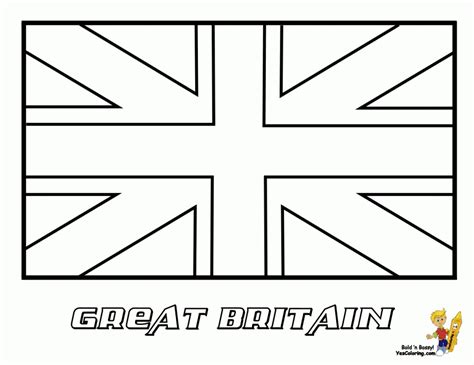 England Flag Coloring Page - Coloring Home