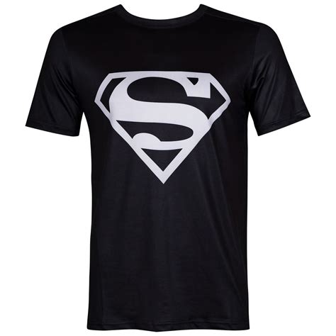 Superman Superman Silver Logo Performance Athletic Adult T Shirt