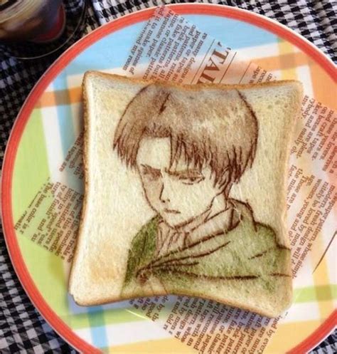 These Detailed Toast Anime Designs Were Uploaded Via Twitter By