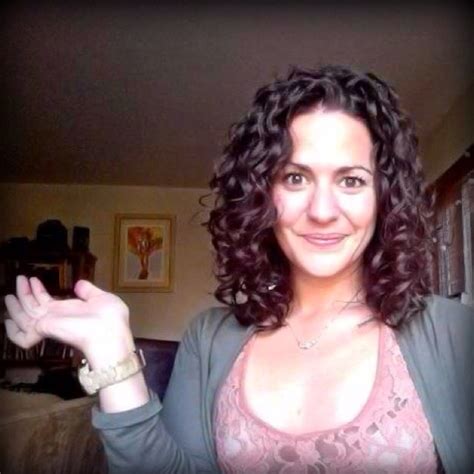 The perfect curl. After the dry haircut, I styled her with ...