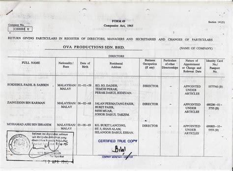 Form 44 certificate of execution. SuEila....: borang 24 n 49...