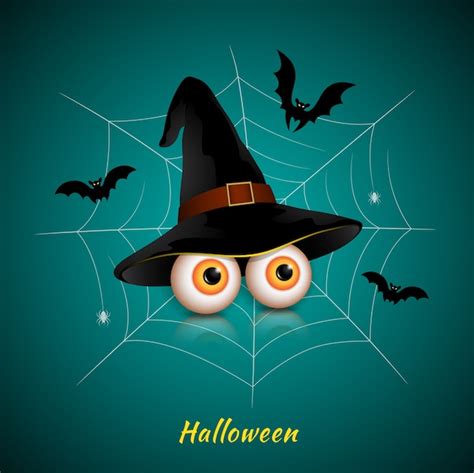 Premium Vector Halloween Party Trick Or Treat Eyes