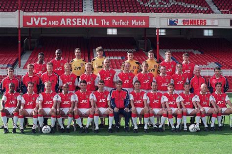Arsene Wenger 20 Years Of Team Photos Mirror Online