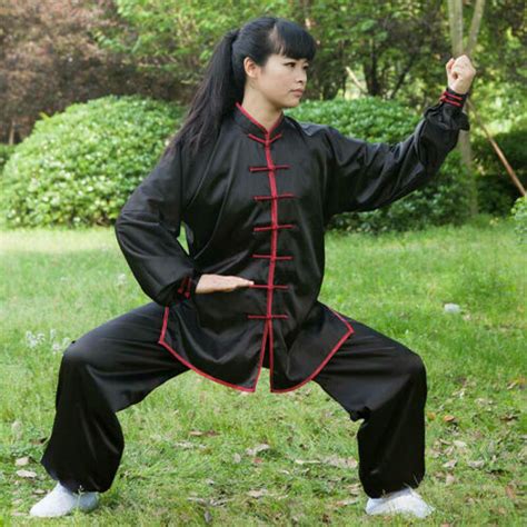 Lady Chinese Kung Fu Shirt And Pants Tai Chi Suit Wushu Uniform Martial