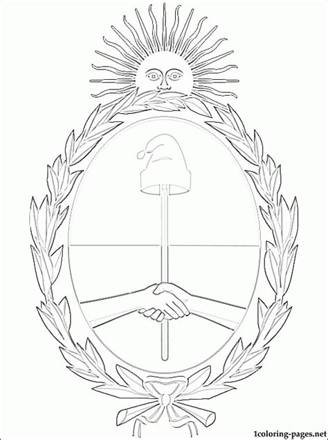 Argentina Soccer Symbol Pages Coloring Pages