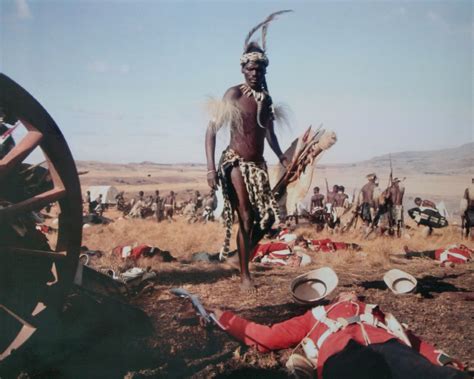 The battle of Isandlwana - the opening sequence of the movie 'Zulu Dawn