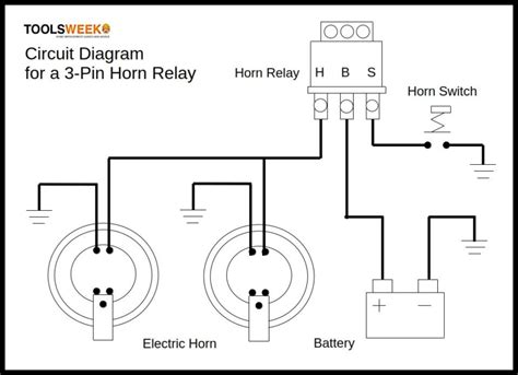 3 Pin Horn Relay Wiring Diagram