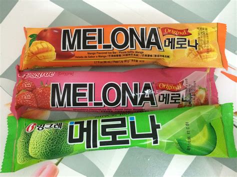 Melona Korean Popsicle Iced Cream Aesthetic Food Melona Pretty Food