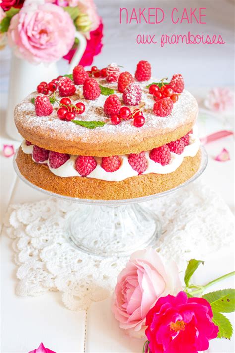 Naked Cake Aux Framboises Moi Gourmande