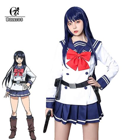 Yuri Honjou Cosplay Costume Anime High Rise Invasion Cosplay Costume