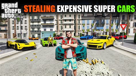 Michael Stealing Expensive Super Cars Gta 5 Gameplay Gta 5 Youtube