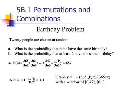 Ppt 5b1 Permutations And Combinations Powerpoint Presentation Free