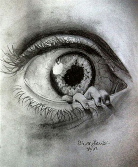 I Thought This Lookes Cool Creepy Eyes Cool Eye Drawings Scary Eyes