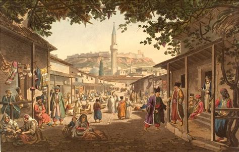 Αthens Market In The 19th Century Η αγορά των Αθηνών τον