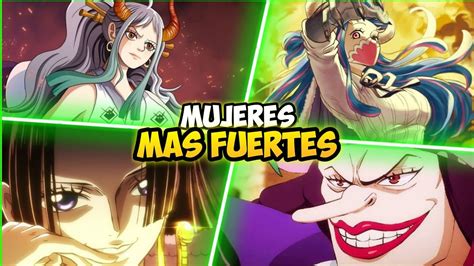 Las Mujeres MAS PODEROSAS De One Piece Top One Piece YouTube