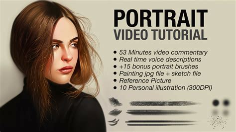 Yaşar Vurdem Portrait Painting In Photoshop Video Tutorial