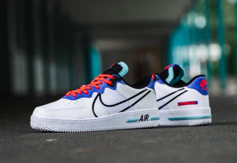 The Nike Air Force 1 React White Astronomy Blue Are Available Now For