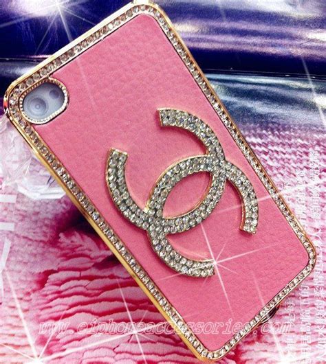 Pink Chanel Chanel Iphone Case Sparkle Phone Case Sparkly Phone Cases