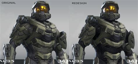 I Tried To Redesign Halo 5 Master Chief Armor To Give It A More Classic