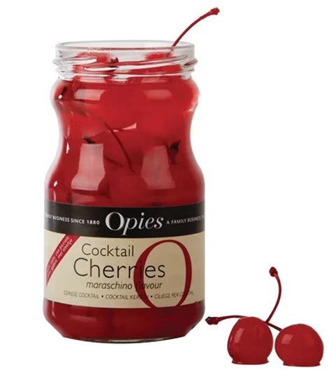 Opies Red Marashcino Cocktail Cherries 500g Cocktail Bar Mixes Mbs Wholesale