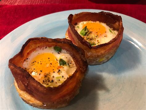 Bacon And Egg Cups Keto Paleo Carnivore Friendly